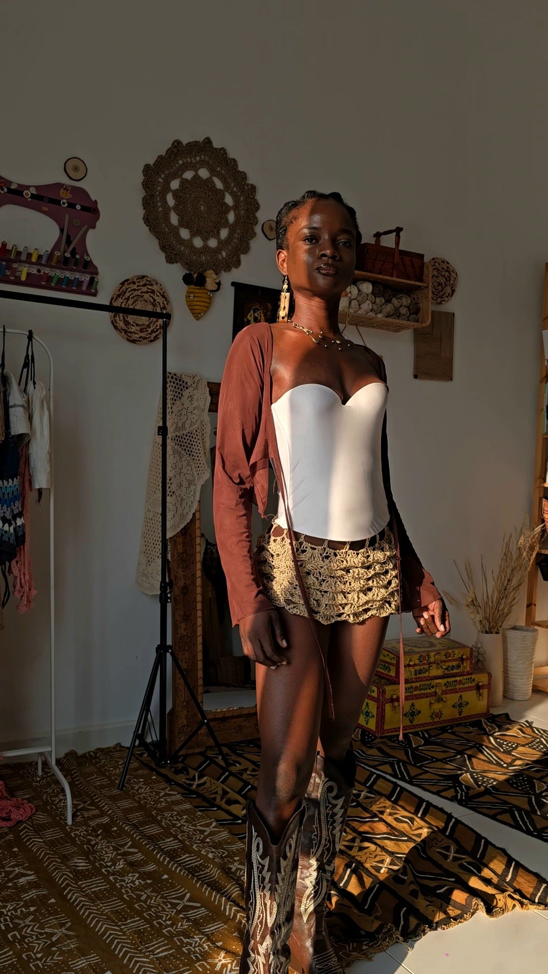 Aminata Crochet Upskirt