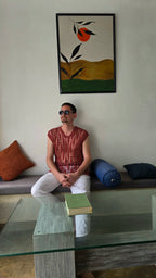 Sleeveless Mesh Shirt