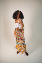 Crochet "Spicy Road" Maxi Skirt