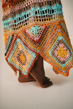 Crochet "Spicy Road" Maxi Skirt