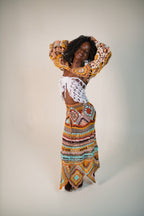 Crochet "Spicy Road" Maxi Skirt