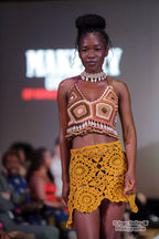 Bogolan-Inspired Crop Top