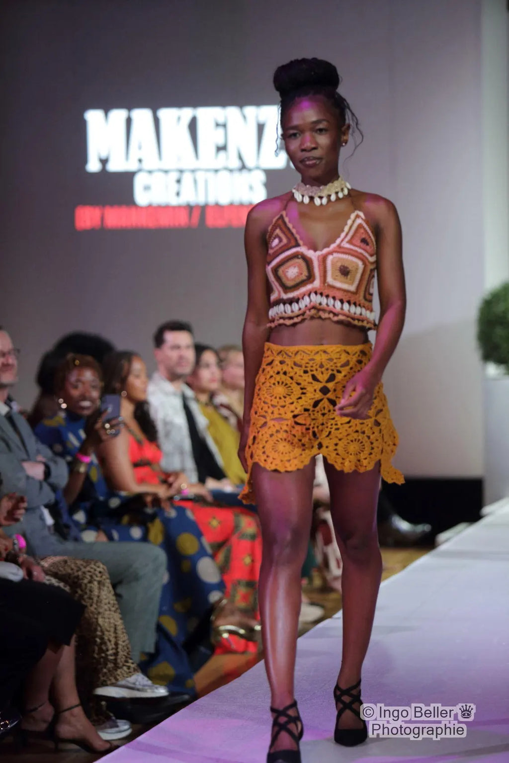 Bogolan-Inspired Crop Top