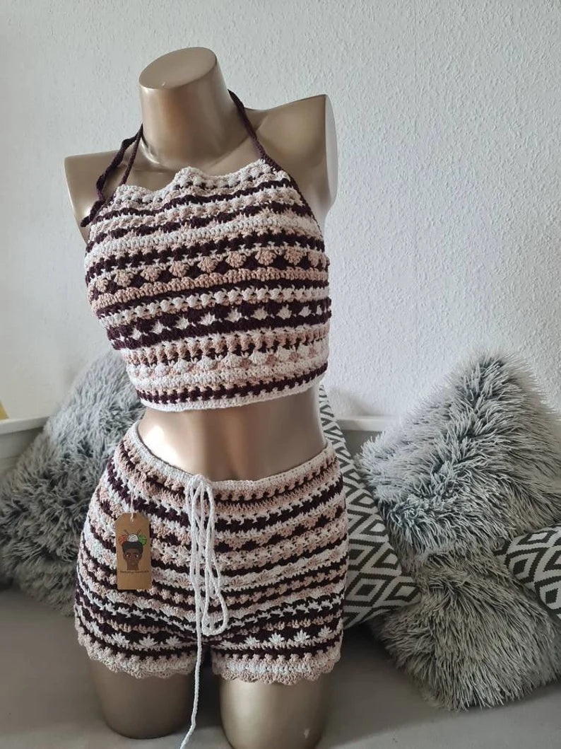 Arkie Top and Hot Pants Set