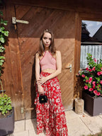 Valerie Crochet Top Pink