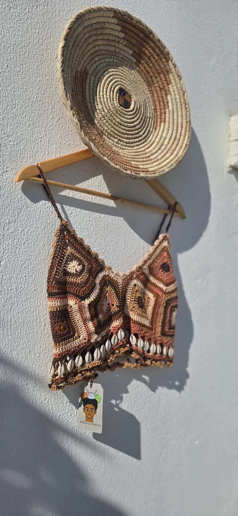 Bogolan-Inspired Crop Top